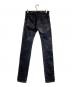 DIOR HOMME (ディオール オム) ペイントコーティングデニム ブラック サイズ:27：35000円