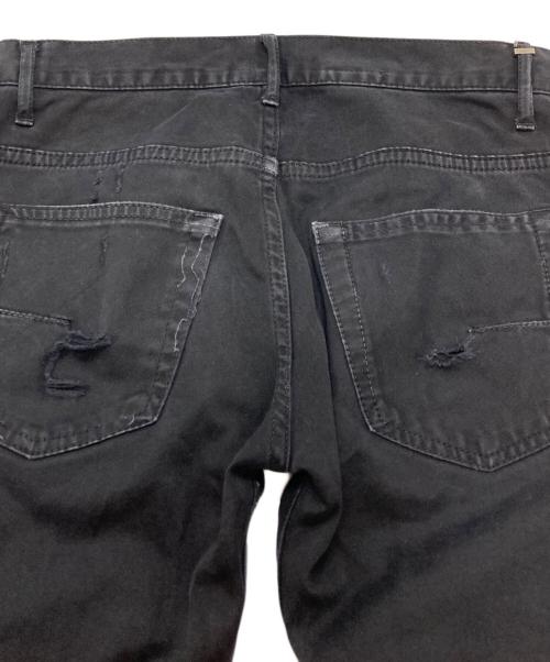 DIOR HOMME（ディオール オム）Dior Homme (ディオール オム) クラッシュリペアデニムパンツ ブラック サイズ:28の古着・服飾アイテム