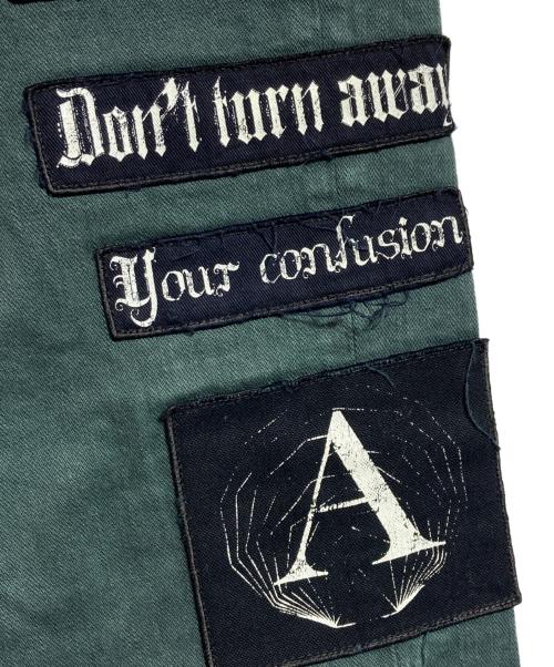 UNDERCOVER（アンダーカバー）UNDERCOVER (アンダーカバー) Joy Division (ジョイディビジョン) デニムパンツ グリーン サイズ:2の古着・服飾アイテム