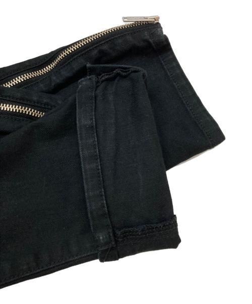 UNDERCOVER（アンダーカバー）UNDERCOVER (アンダーカバー) トライバルポケットデニムパンツ ブラック サイズ:2の古着・服飾アイテム
