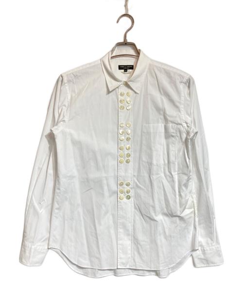 COMME des GARCONS HOMME PLUS（コムデギャルソンオムプリュス）COMME des GARCONS HOMME PLUS (コムデギャルソンオムプリュス) 多重ボタンシャツ ホワイト サイズ:XSの古着・服飾アイテム