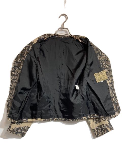 NEMETH（ネメス）NEMETH (ネメス) ロープ柄立体裁断ジャケット ブラウン サイズ:Sの古着・服飾アイテム