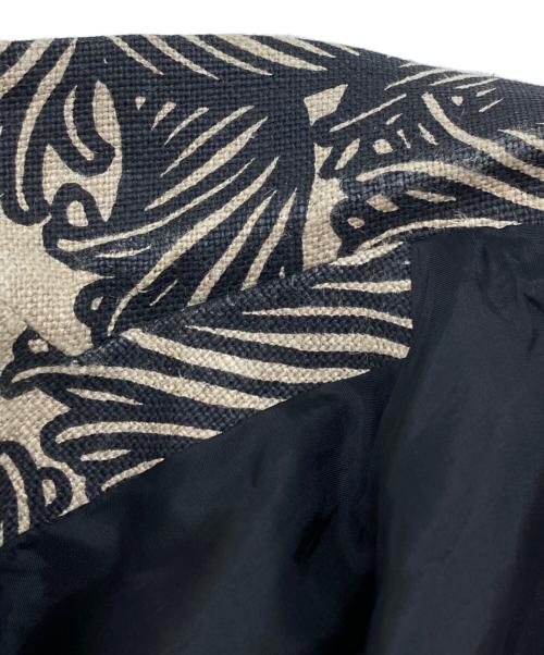 NEMETH（ネメス）NEMETH (ネメス) ロープ柄立体裁断ジャケット ブラウン サイズ:Sの古着・服飾アイテム