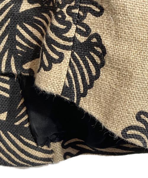 NEMETH（ネメス）NEMETH (ネメス) ロープ柄立体裁断ジャケット ブラウン サイズ:Sの古着・服飾アイテム