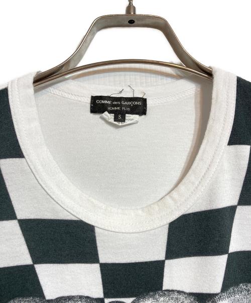 COMME des GARCONS HOMME PLUS（コムデギャルソンオムプリュス）COMME des GARCONS HOMME PLUS (コムデギャルソンオムプリュス) だまし絵Tee ホワイト サイズ:Sの古着・服飾アイテム