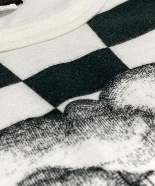 COMME des GARCONS HOMME PLUS（コムデギャルソンオムプリュス）COMME des GARCONS HOMME PLUS (コムデギャルソンオムプリュス) だまし絵Tee ホワイト サイズ:Sの古着・服飾アイテム