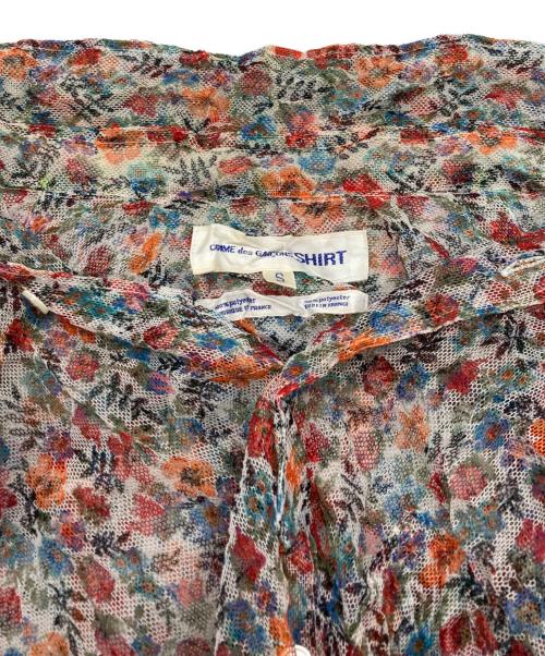 COMME des GARCONS SHIRT（コムデギャルソンシャツ）COMME des GARCONS SHIRT (コムデギャルソンシャツ) シアーネットシャツ マルチカラー サイズ:Sの古着・服飾アイテム