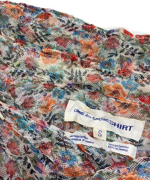 COMME des GARCONS SHIRT（コムデギャルソンシャツ）COMME des GARCONS SHIRT (コムデギャルソンシャツ) シアーネットシャツ マルチカラー サイズ:Sの古着・服飾アイテム
