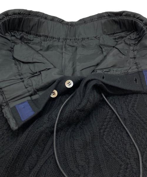sacai（サカイ）sacai (サカイ) 10 corso como (ディエチ コルソコモ) COMME des GARCONS (コムデギャルソン) パンツ ブラック サイズ:2の古着・服飾アイテム