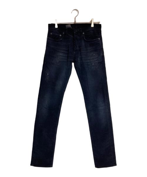 DIOR HOMME（ディオール オム）DIOR HOMME (ディオール オム) リペア加工コーデュロイパンツ ブラック サイズ:27の古着・服飾アイテム
