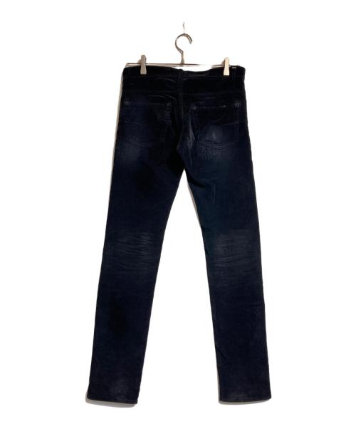 DIOR HOMME（ディオール オム）DIOR HOMME (ディオール オム) リペア加工コーデュロイパンツ ブラック サイズ:27の古着・服飾アイテム