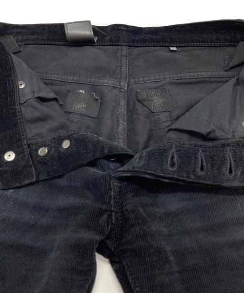 DIOR HOMME（ディオール オム）DIOR HOMME (ディオール オム) リペア加工コーデュロイパンツ ブラック サイズ:27の古着・服飾アイテム