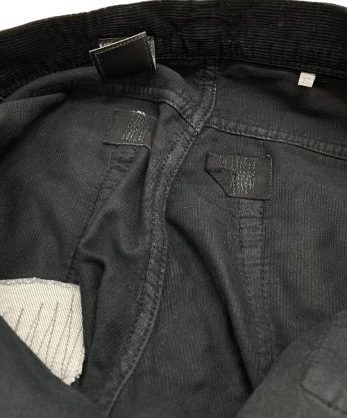 DIOR HOMME（ディオール オム）DIOR HOMME (ディオール オム) リペア加工コーデュロイパンツ ブラック サイズ:27の古着・服飾アイテム