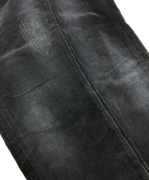 DIOR HOMME（ディオール オム）DIOR HOMME (ディオール オム) リペア加工コーデュロイパンツ ブラック サイズ:27の古着・服飾アイテム