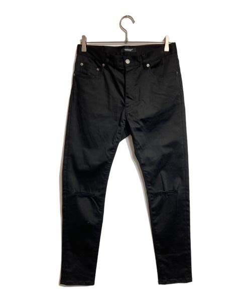 UNDERCOVER（アンダーカバー）UNDERCOVER (アンダーカバー) ラインストーンデニム ブラック サイズ:2の古着・服飾アイテム