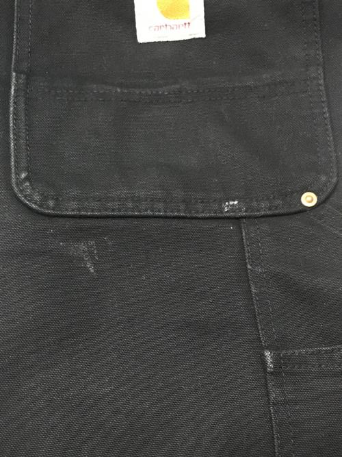 CarHartt（カーハート）CarHartt (カーハート) ダブルニーパンツ ブラック サイズ:W34の古着・服飾アイテム