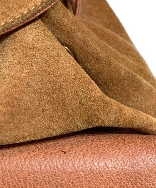 GUCCI（グッチ）GUCCI (グッチ) バンブー×スエードリュック ブラウンの古着・服飾アイテム