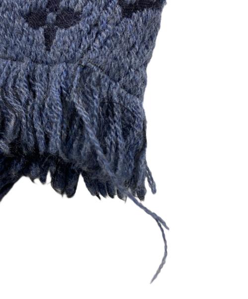 LOUIS VUITTON（ルイ ヴィトン）LOUIS VUITTON (ルイ ヴィトン) マフラー・モノグラム クラシック ネイビーの古着・服飾アイテム