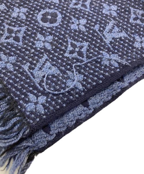 LOUIS VUITTON（ルイ ヴィトン）LOUIS VUITTON (ルイ ヴィトン) マフラー・モノグラム クラシック ネイビーの古着・服飾アイテム