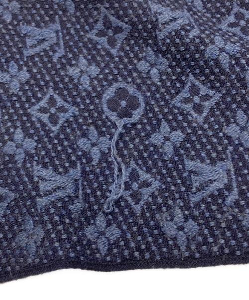 LOUIS VUITTON（ルイ ヴィトン）LOUIS VUITTON (ルイ ヴィトン) マフラー・モノグラム クラシック ネイビーの古着・服飾アイテム