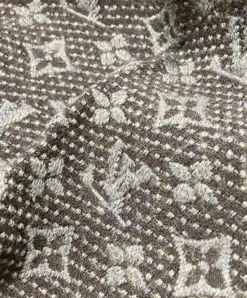 LOUIS VUITTON（ルイ ヴィトン）LOUIS VUITTON (ルイ ヴィトン) マフラー・モノグラム クラシック ネイビーの古着・服飾アイテム
