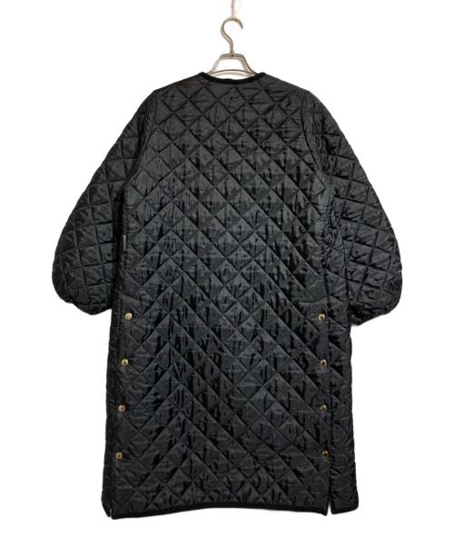 MACKINTOSH（マッキントッシュ）MACKINTOSH (マッキントッシュ) DULSIE EXキルティング パフスリーブ ロングコート ブラック サイズ:8の古着・服飾アイテム