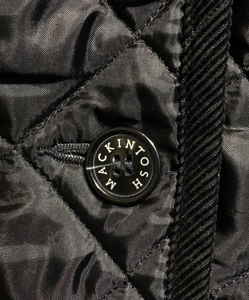 MACKINTOSH（マッキントッシュ）MACKINTOSH (マッキントッシュ) DULSIE EXキルティング パフスリーブ ロングコート ブラック サイズ:8の古着・服飾アイテム