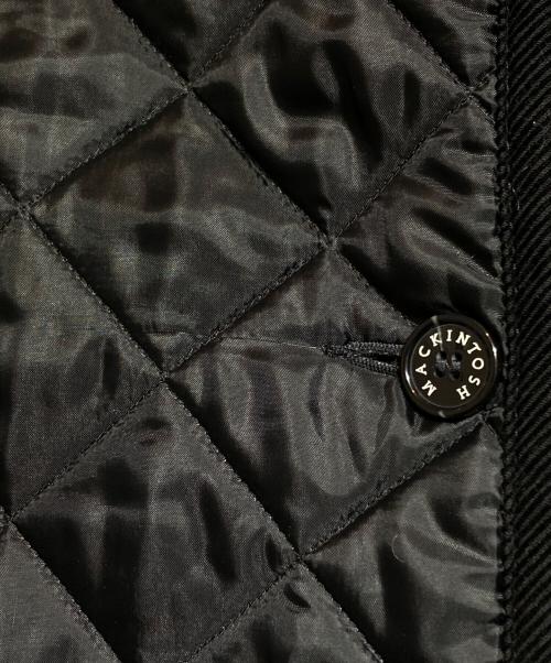MACKINTOSH（マッキントッシュ）MACKINTOSH (マッキントッシュ) DULSIE EXキルティング パフスリーブ ロングコート ブラック サイズ:8の古着・服飾アイテム