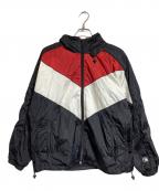 ALEXANDER WANGアレキサンダー・ワン）の古着「ナイロントラックジャケット」｜ブラック×レッド