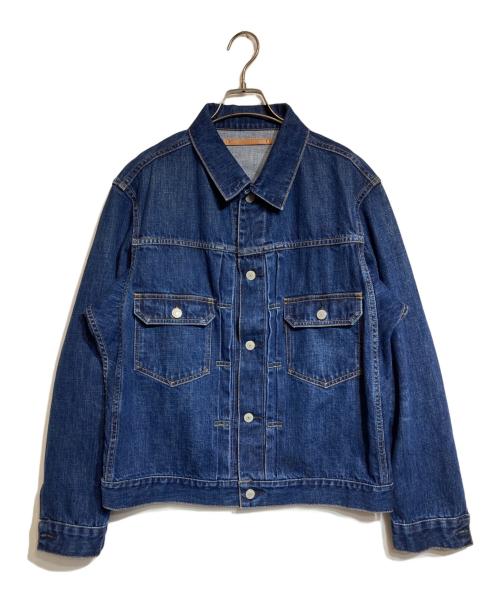SCYEBASICS（サイベーシックス）SCYEBASICS (サイベーシックス) Selvedge Denim Used Wash Trucker Jacket 2 インディゴ サイズ:40の古着・服飾アイテム
