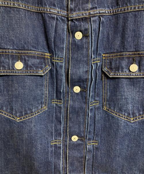 SCYEBASICS（サイベーシックス）SCYEBASICS (サイベーシックス) Selvedge Denim Used Wash Trucker Jacket 2 インディゴ サイズ:40の古着・服飾アイテム