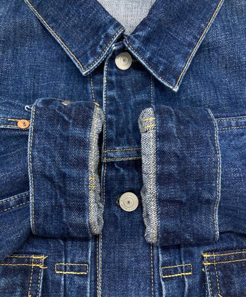 SCYEBASICS（サイベーシックス）SCYEBASICS (サイベーシックス) Selvedge Denim Used Wash Trucker Jacket 2 インディゴ サイズ:40の古着・服飾アイテム