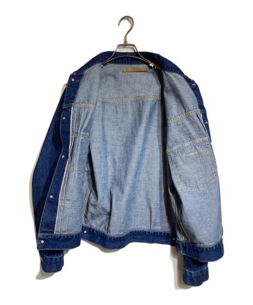 SCYEBASICS（サイベーシックス）SCYEBASICS (サイベーシックス) Selvedge Denim Used Wash Trucker Jacket 2 インディゴ サイズ:40の古着・服飾アイテム