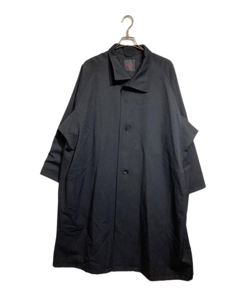 CABAN（キャバン）CABAN (キャバン) ウールギャバジン スタンドカラーコート ブラック サイズ:Mの古着・服飾アイテム