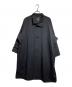 CABAN（キャバン）の古着「ウールギャバジン スタンドカラーコート」｜ブラック