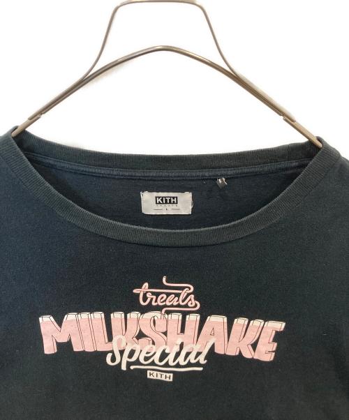 KITH（キス）KITH (キス) MILK SHAKE SPECIAL Tee ブラック サイズ:Ｌの古着・服飾アイテム