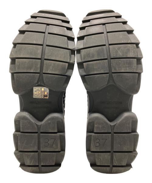 sergio rossi（セルジオロッシ）sergio rossi (セルジオロッシ) レオパードソックススニーカー グレー サイズ:37の古着・服飾アイテム