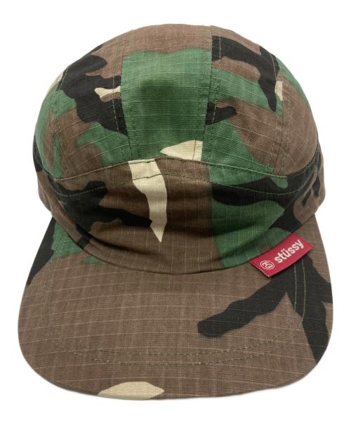 stussy（ステューシー）stussy (ステューシー) キャップ グリーンの古着・服飾アイテム