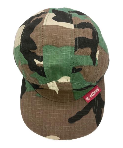 stussy（ステューシー）stussy (ステューシー) キャップ グリーンの古着・服飾アイテム