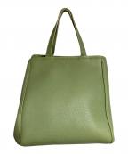 CELINEセリーヌ）の古着「フォールドカバスモール」｜グリーン