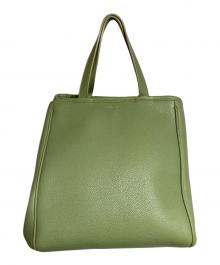 CELINE（セリーヌ）の古着「フォールドカバスモール」｜グリーン