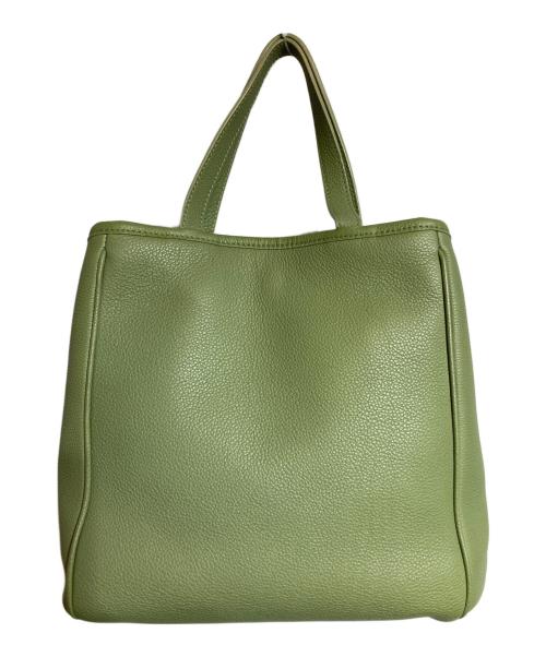 CELINE（セリーヌ）CELINE (セリーヌ) フォールドカバスモール グリーンの古着・服飾アイテム