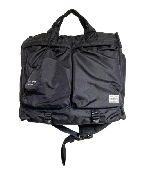 PORTER（ポーター）PORTER (ポーター) HYKE (ハイク) 2WAY TOTE BAG ブラックの古着・服飾アイテム