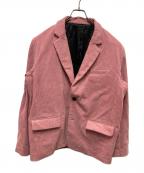stussyステューシー）の古着「MIX WALE CORD BLAZER」｜ピンク
