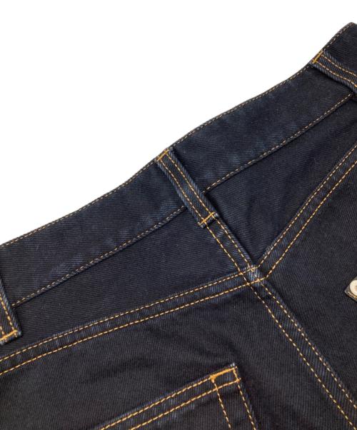 LOEWE（ロエベ）LOEWE (ロエベ) アナグラムポケットテーパードデニムパンツ インディゴ サイズ:34の古着・服飾アイテム