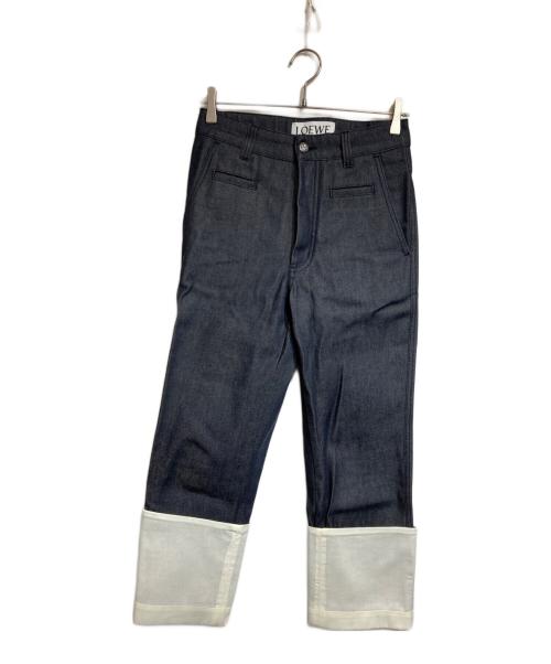 LOEWE（ロエベ）LOEWE (ロエベ) フィッシャーマンデニムパンツ インディゴ サイズ:32の古着・服飾アイテム