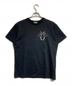 DIOR HOMMEディオール オム）の古着「Bee Embroidered Short Sleeve T-Shirt」｜ブラック