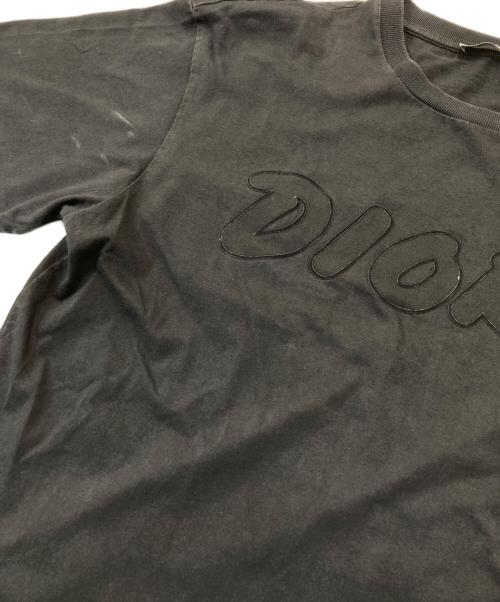 Dior（ディオール）Dior (ディオール) KAWS (カウズ) フロッキーロゴ BEE刺繍 Tシャツ ブラック サイズ:Sの古着・服飾アイテム