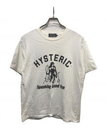 Hysteric Glamour（ヒステリックグラマー）の古着「プリントTシャツ」｜ホワイト