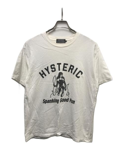 Hysteric Glamour（ヒステリックグラマー）Hysteric Glamour (ヒステリックグラマー) プリントTシャツ ホワイト サイズ:Mの古着・服飾アイテム